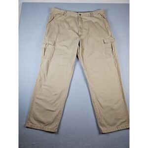 Wrangler Men's 43x31 70LEWGR Legacy Twill Cargo Pants Grain Tan
